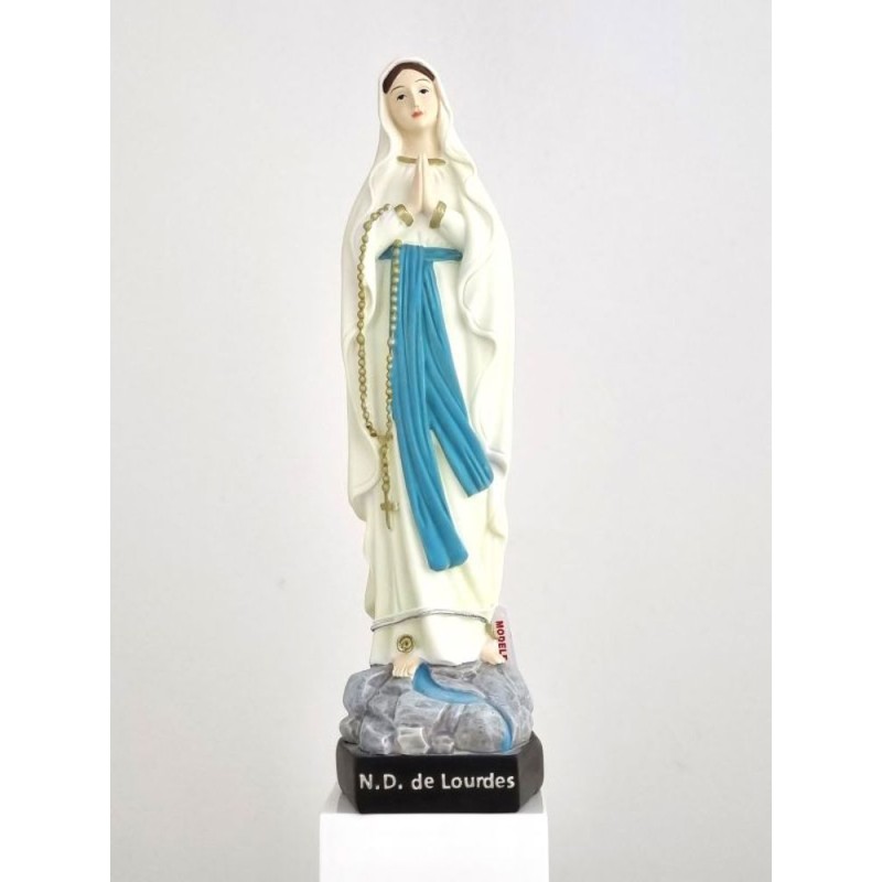 Statue Vierge décorée Lumineuse 25cm