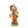Statue de Marie qui défait les Noeuds en résine. 14.5 cm