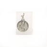 Médaille de sainte Catherine de Sienne en argent. 18 mm