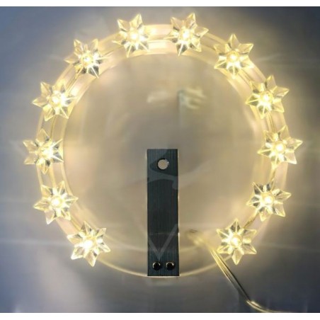 Kroon voor standbeeld met LED-licht Diam 20cm
