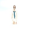 Statue de Notre Dame de Lourdes en résine. 15 cm