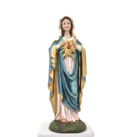 Heilig standbeeld Hart van Marie 27.7cm hars