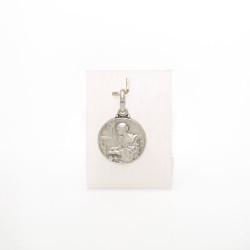 Médaille de Sainte Cécile en argent. 14 mm