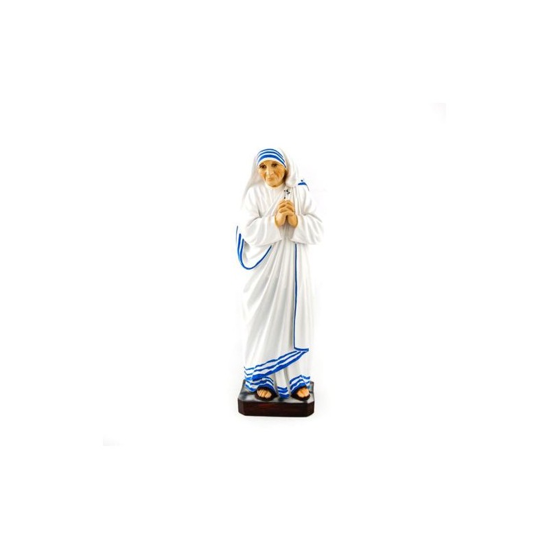 Standbeeld van Moeder Teresa van Calcutta in hars. 30 cm
