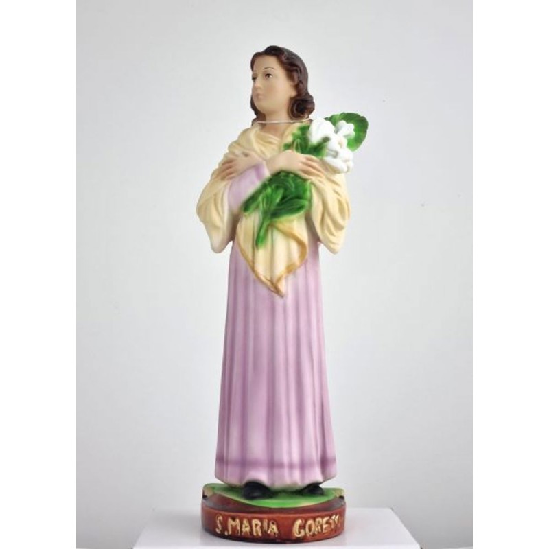 Statue de Maria Goretti en résine. 30 cm