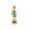 Statue lumineuse de Notre Dame de Lourdes en résine. 15 cm