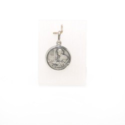 Médaille de Sainte Cécile en argent. 14 mm