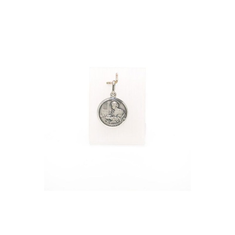 Médaille de Sainte Cécile en argent. 14 mm