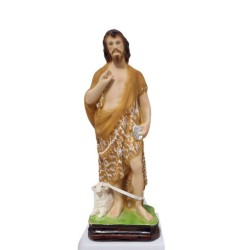 Statue St Jean-Baptiste adulte 30 cm résine