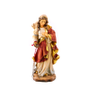 Statue de Sainte Lucie en bois. 15 cm