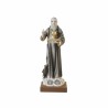 Standbeeld St. Benoit 30cm met metalen medaille