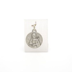 Médaille de Sainte Lucie en argent. 18 mm