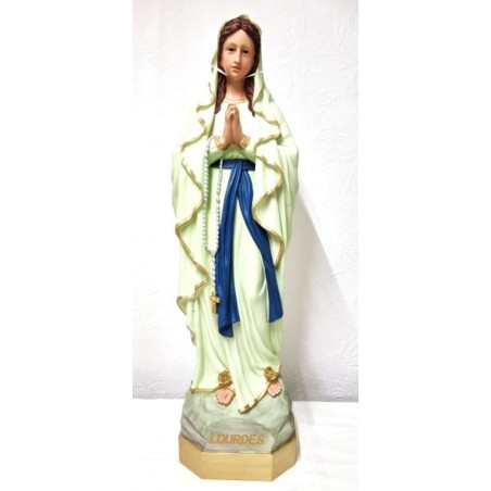 ND-standbeeld van Lourdes 100cm lichtgevende hars