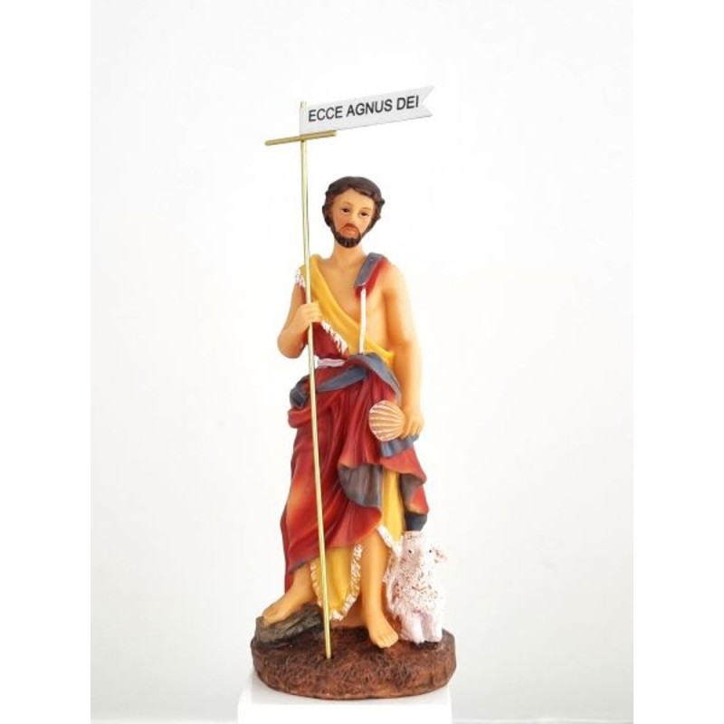 Satue St Jean Baptiste 17.5 cm hars