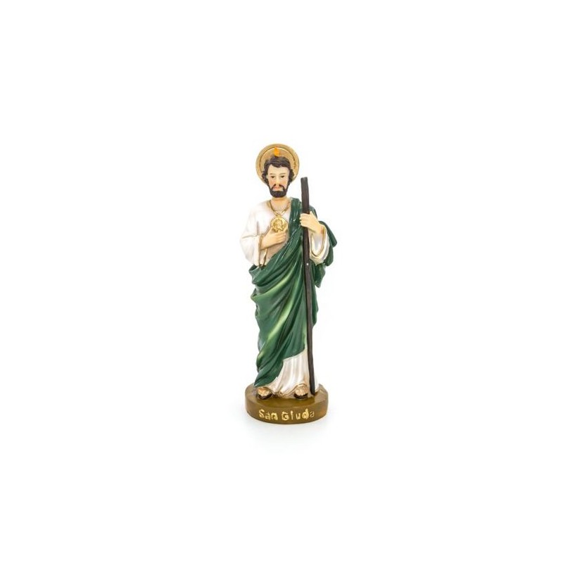 Standbeeld van Saint Jude in hars. 18 cm
