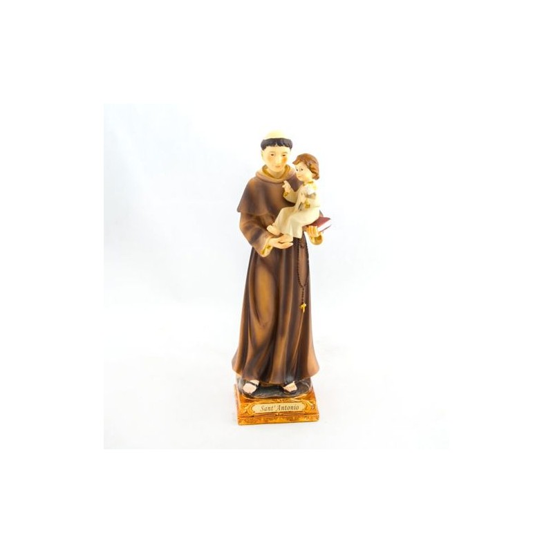 Standbeeld van Saint Anthony in hars. 22 cm