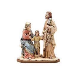 Statue S. Famille résine 14cm
