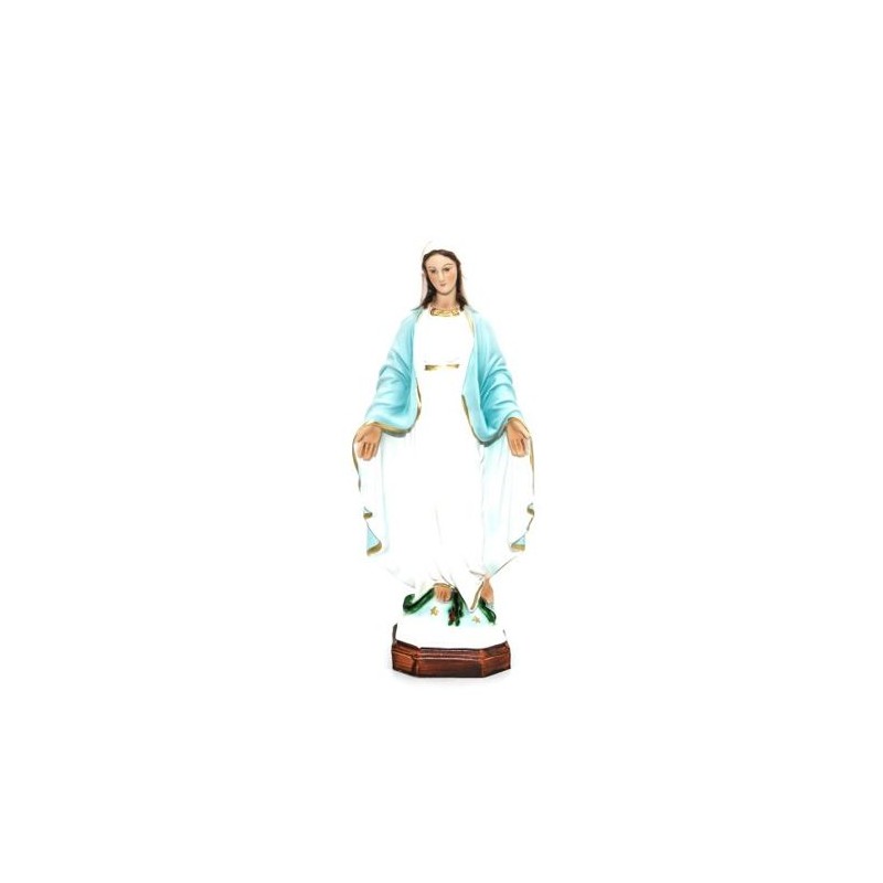 Statue de la Vierge Miraculeuse en résine. 35 cm