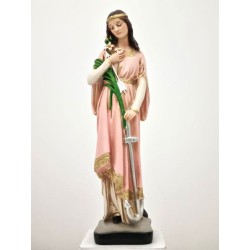 Statue Sainte Filomena (Philomène) 30cm marbrite