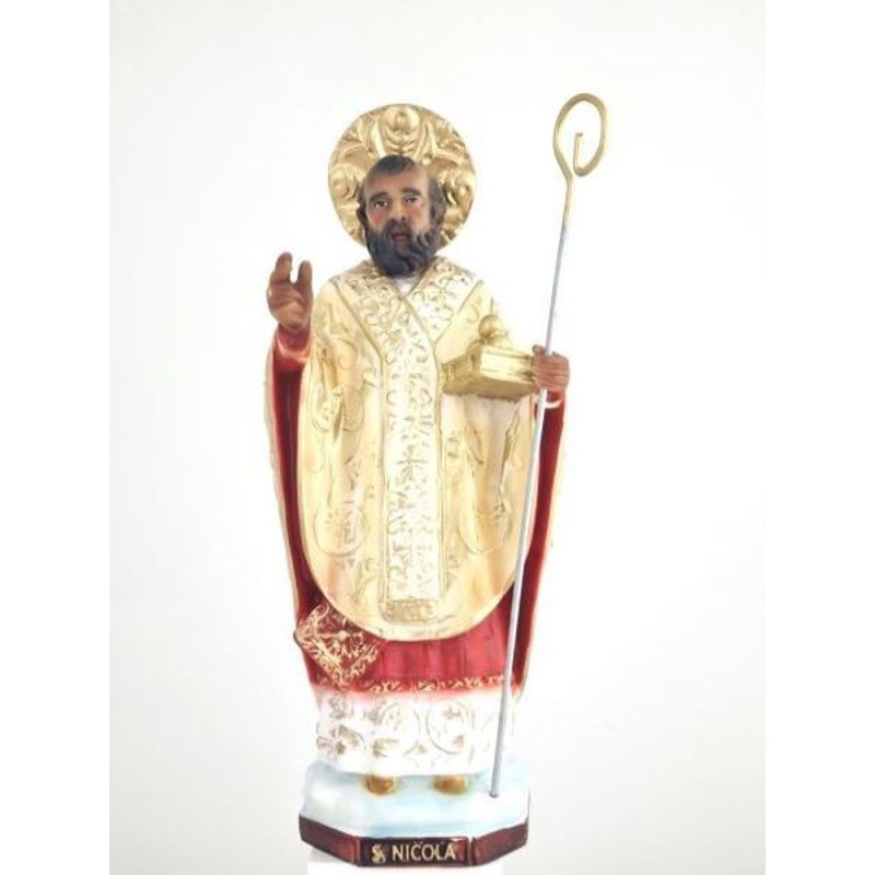 Stadue de Saint Nicolas 25cm en résine