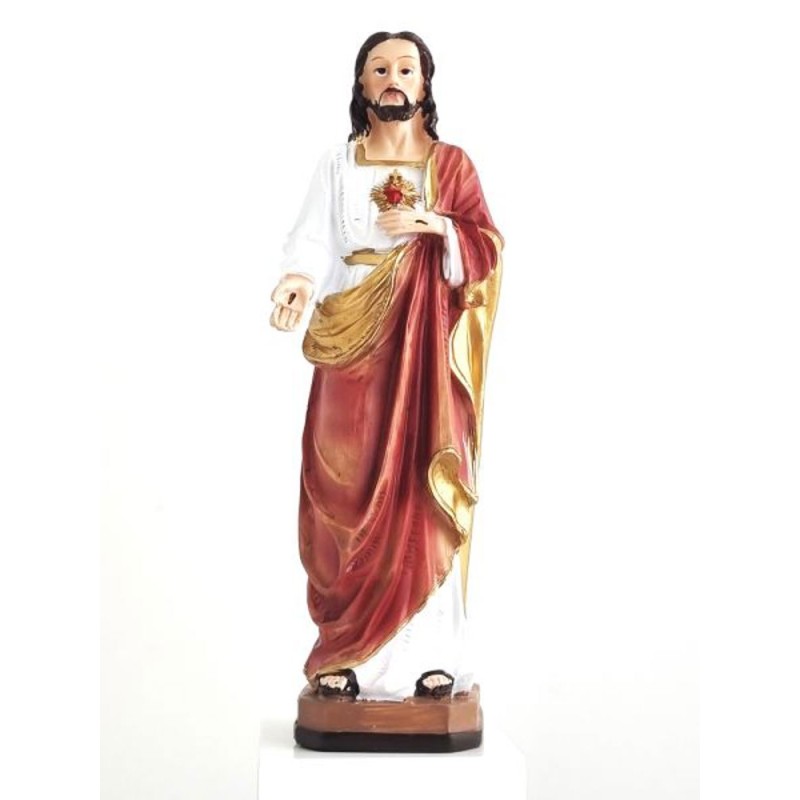 Heilig standbeeld hart van Jezus 20 cm hars