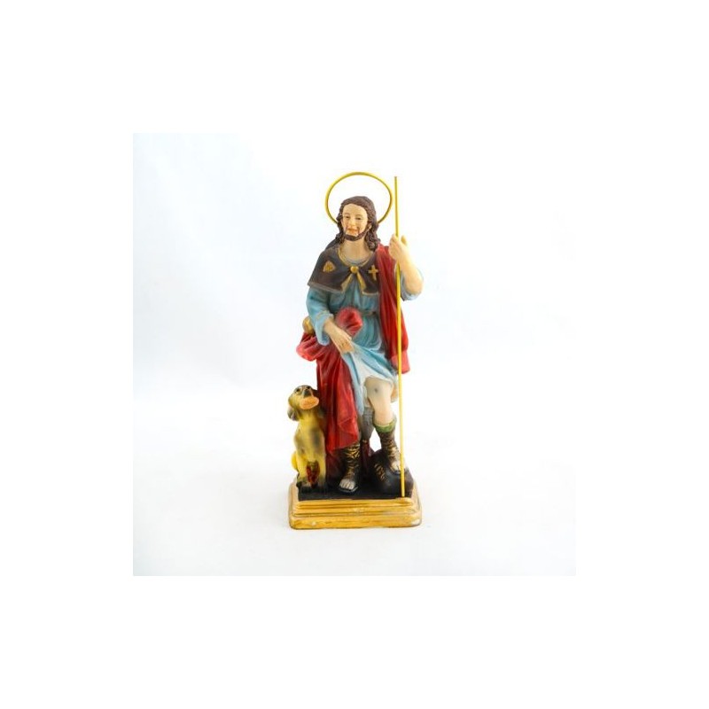 Standbeeld van Saint Roch-hars. 19,5 cm
