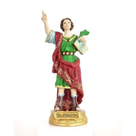 Statue Saint Pancrace 15cm résine