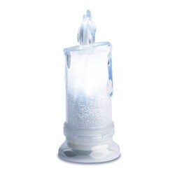 (976) Elektronische kaars Imitatie Fondant Ice LED H: 145 -D: 58mm