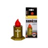 Elektronische kaars bronzen vlam rood Alteco Z