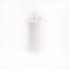 Bougie électronique blanche avec ou sans image. 13 cm