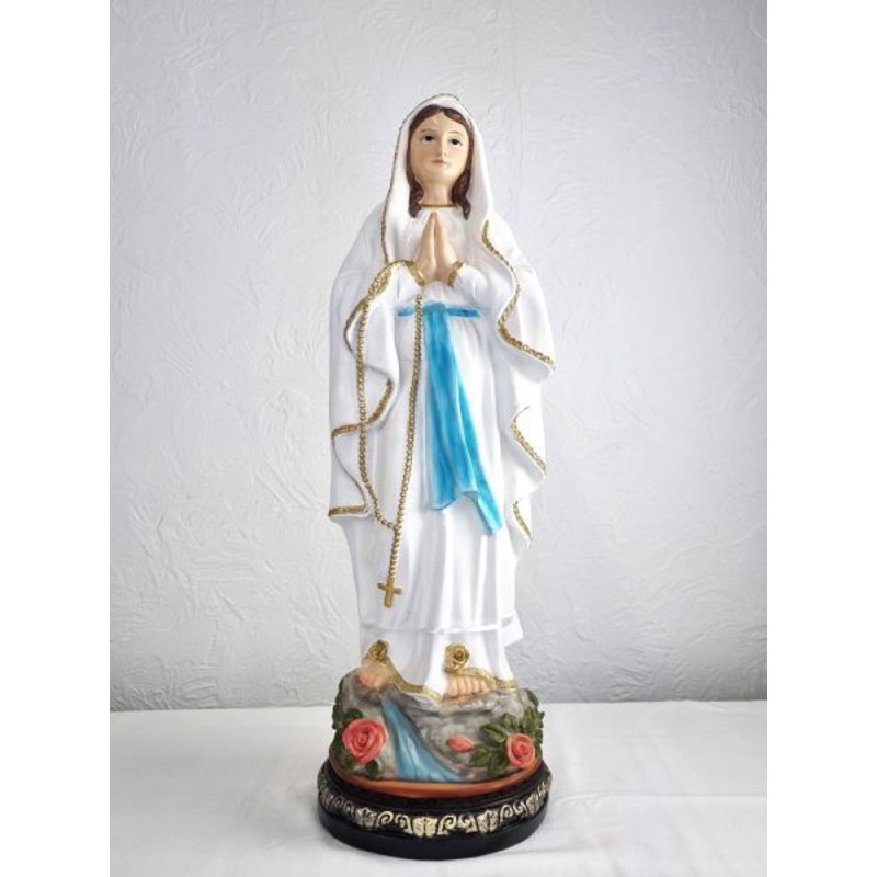 Statue fibre de verre ND Lourdes 80cm