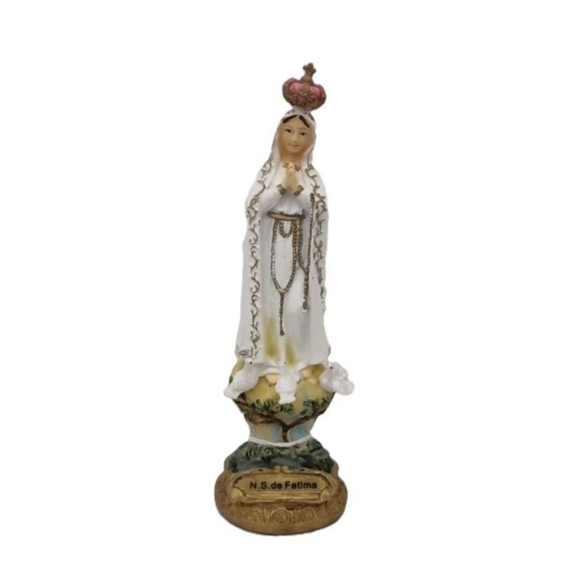 Statue ND de Fatima 14cm résine
