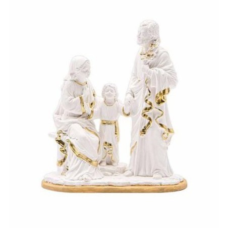 Standbeeld S. White Family / Gold Resin 14cm