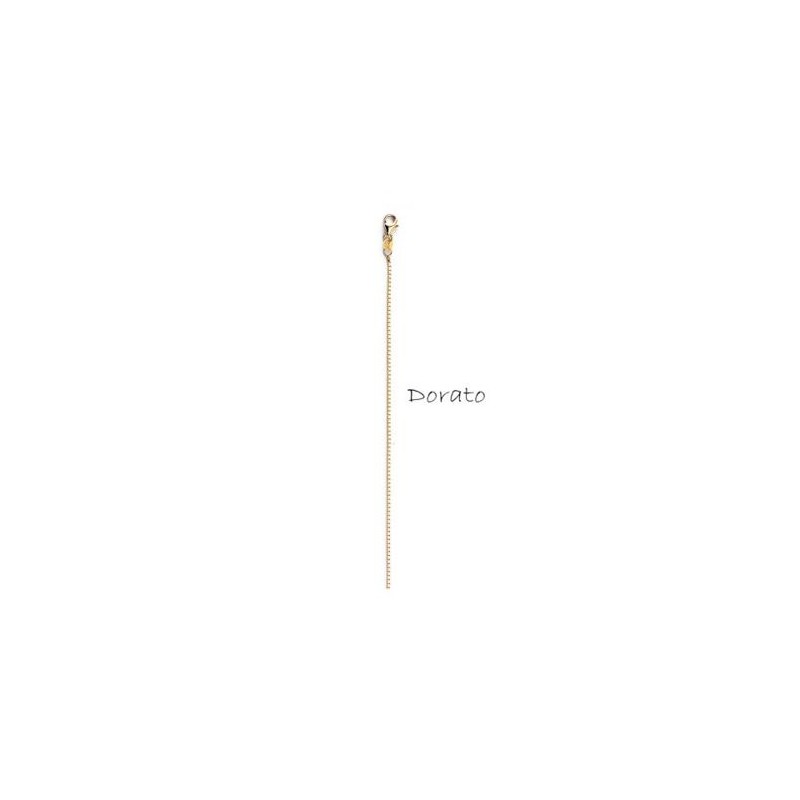 Ketting pl.or vermeille 40cm