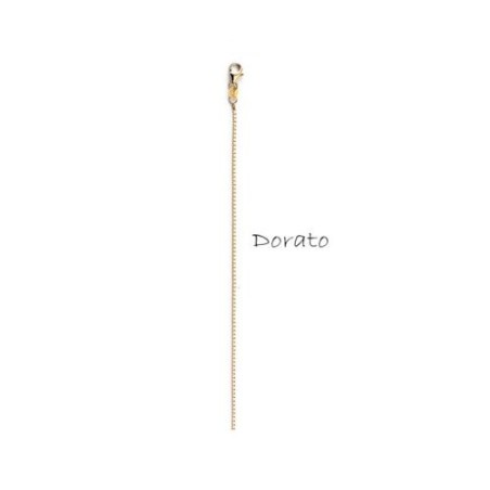Ketting pl.or vermeille 40cm