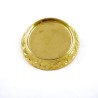 Golden Candlestick-basis. 10 cm in diameter