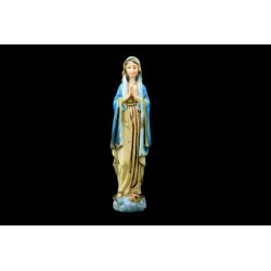 Statue de la Vierge Miraculeuse aux mains jointes en résine. 12 cm