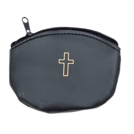 Black Lederen Faux lederen beker