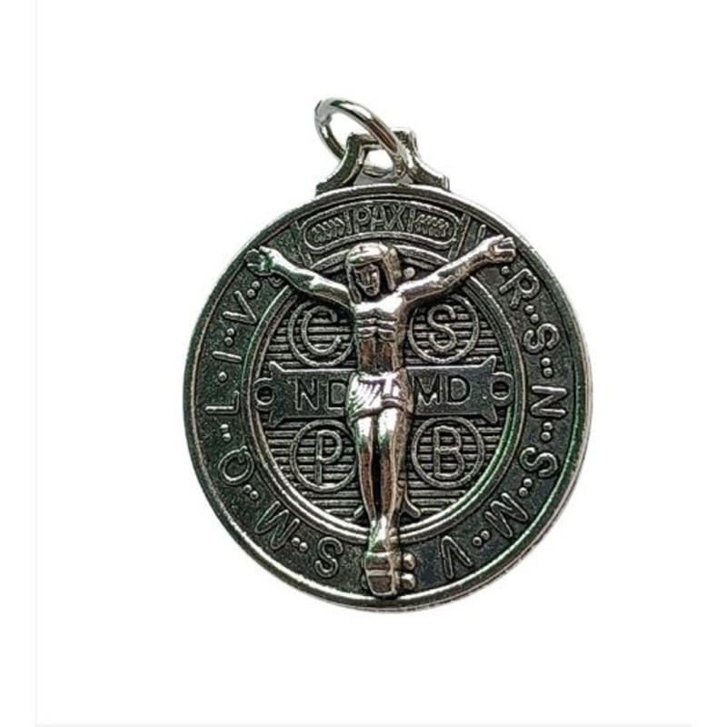 Medaille métal 29mm St Benoit