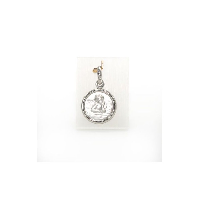 Pendentif ange en argent. 18 mm