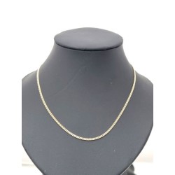 Panzer-ketting in verguld. 38 cm