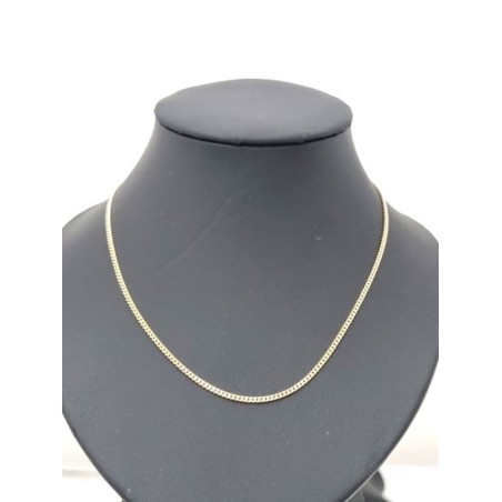 Panzer-ketting in verguld. 38 cm