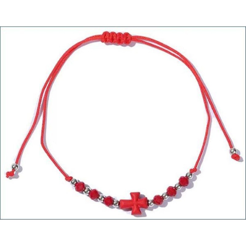 Bracelet corde rouge