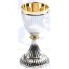 Calice Argenté et doré H:20cm D:9cm