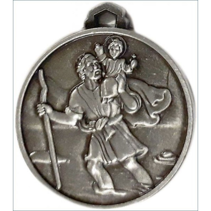 Médaille métal St Christophe