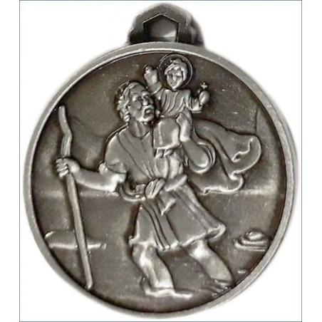 Médaille métal St Christophe