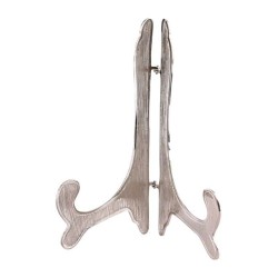 Porte livre ou assiette H:12cm Chrome