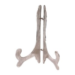 Porte livre ou assiette H:18cm Chrome