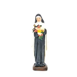 Statue de Sainte Thérèse en résine. 20 cm