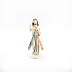 Statue du Christ Miséricordieux en résine. 12 cm